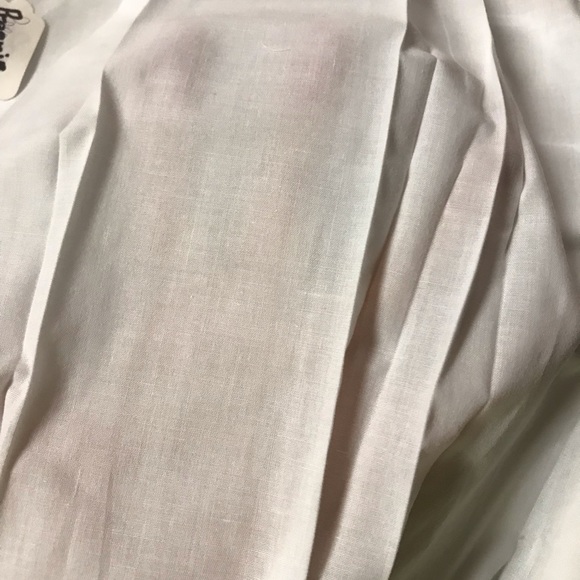 White Preemie Gown with Cap. - Picture 5 of 5